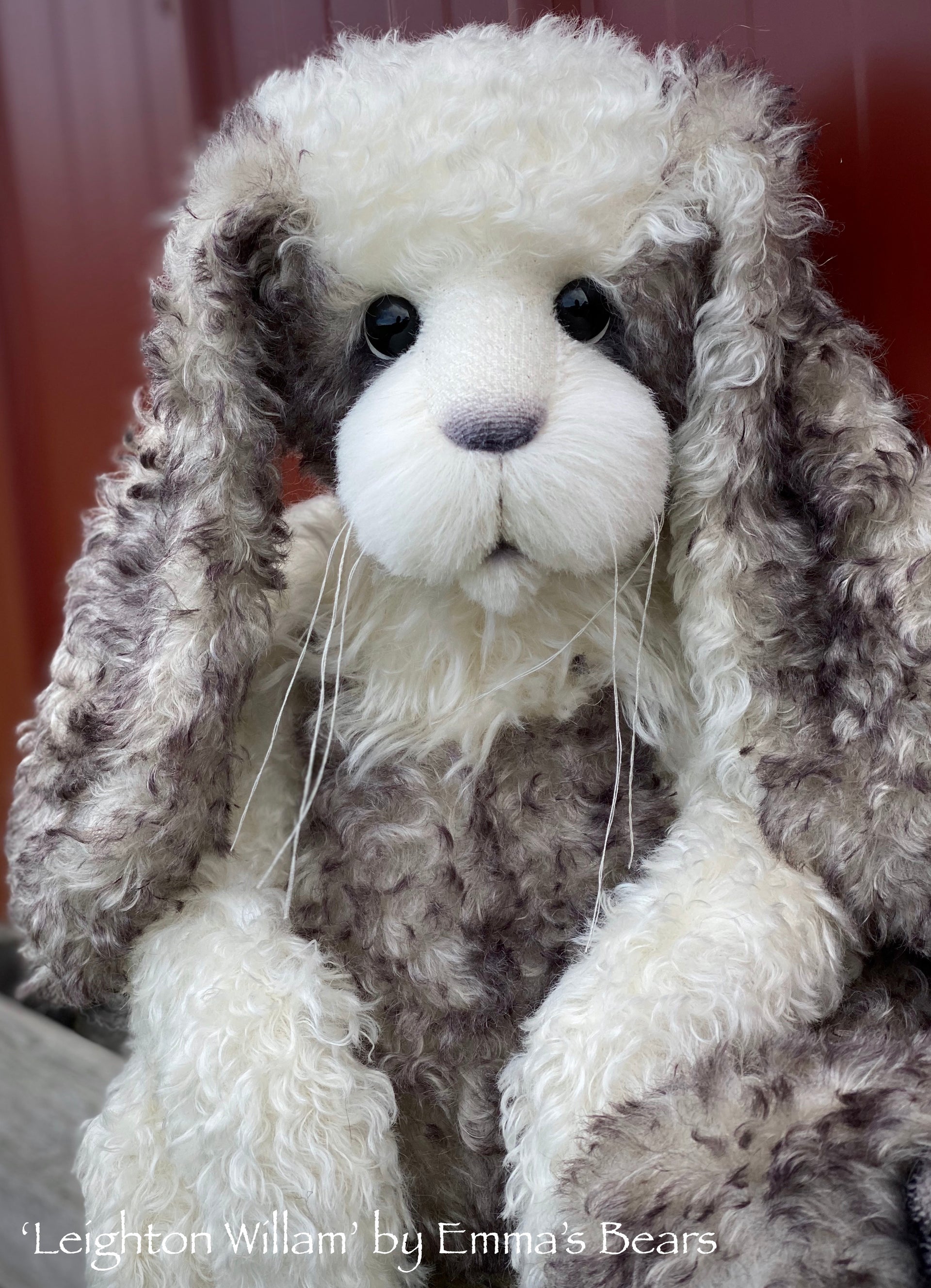 Leighton Willam - 21" Mohair and Alpaca Toddler Artist BUNNY by Emma's Bears - OOAK