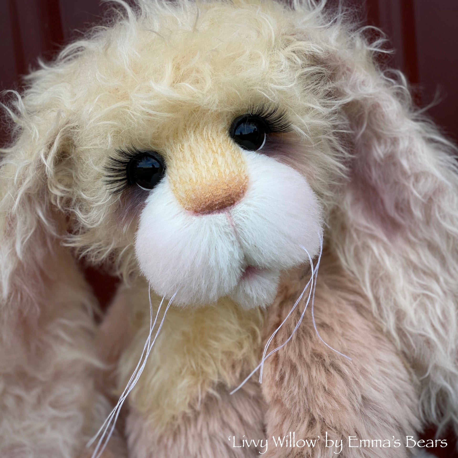 Livvy Willow - 21" Mohair and Alpaca Toddler Artist BUNNY by Emma's Bears - OOAK