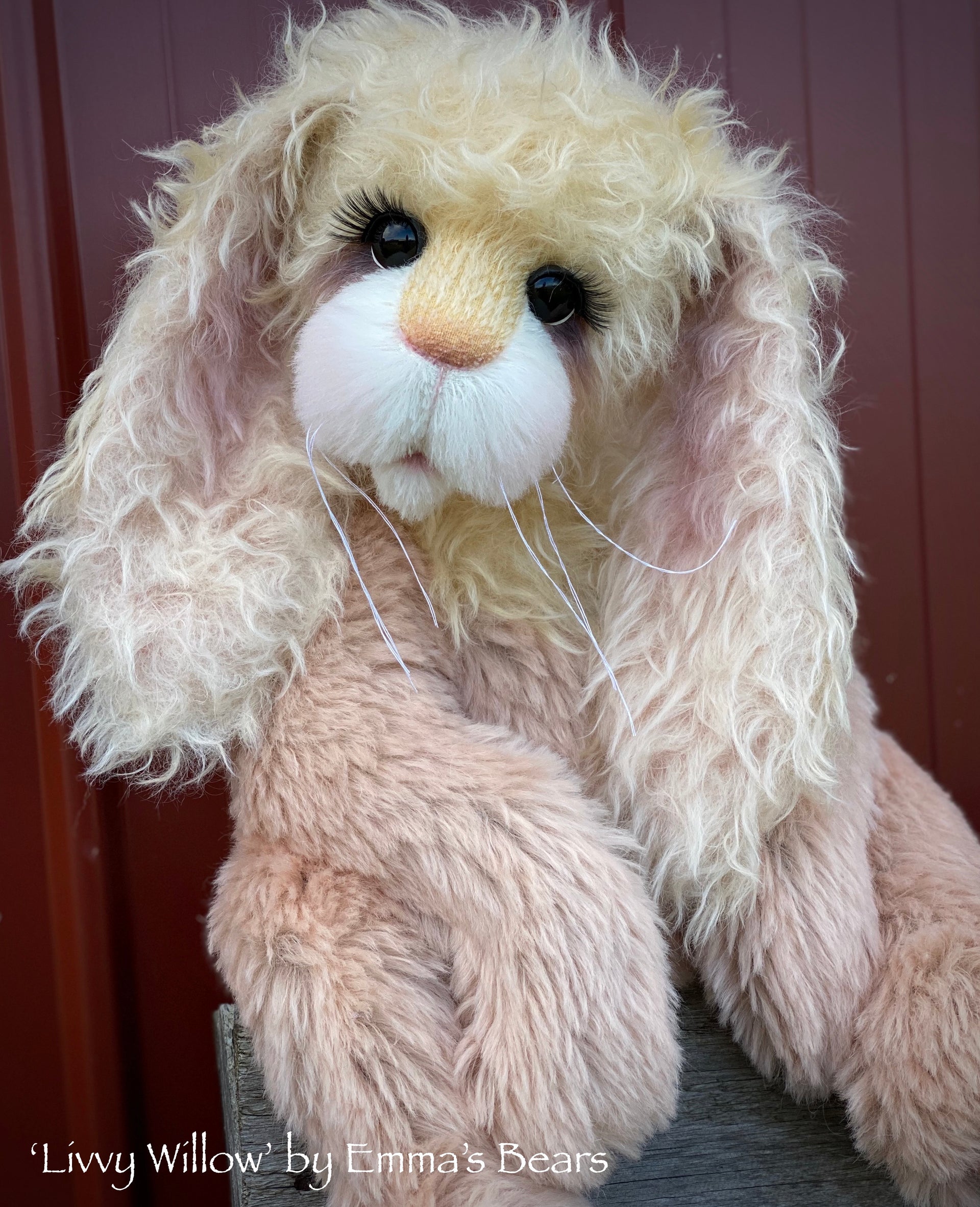 Livvy Willow - 21" Mohair and Alpaca Toddler Artist BUNNY by Emma's Bears - OOAK