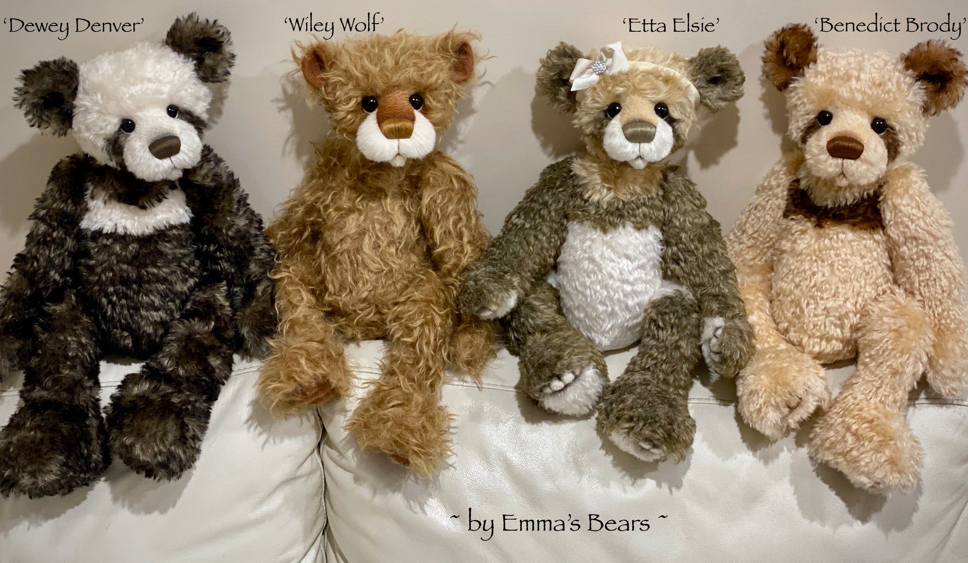 Wiley Wolf - 21" Mohair Toddler Artist Bear by Emma's Bears - OOAK