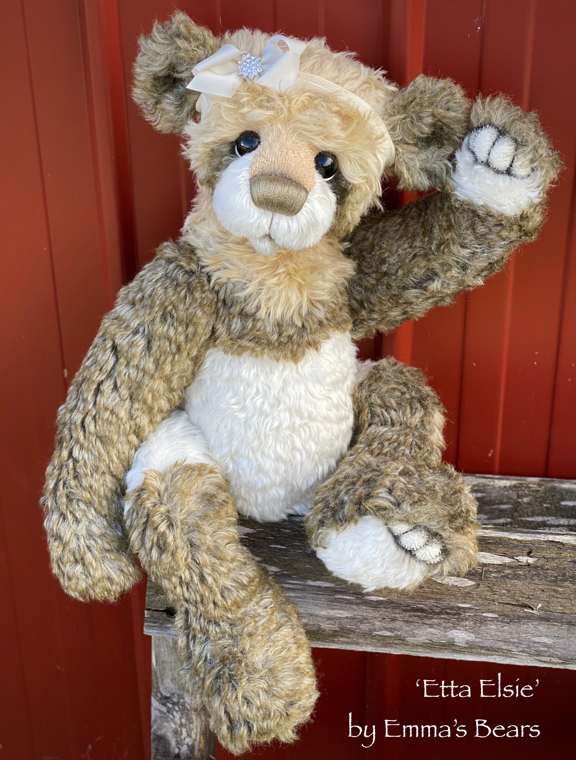 Etta Elsie - 21" Mohair Toddler Artist Bear by Emma's Bears - OOAK