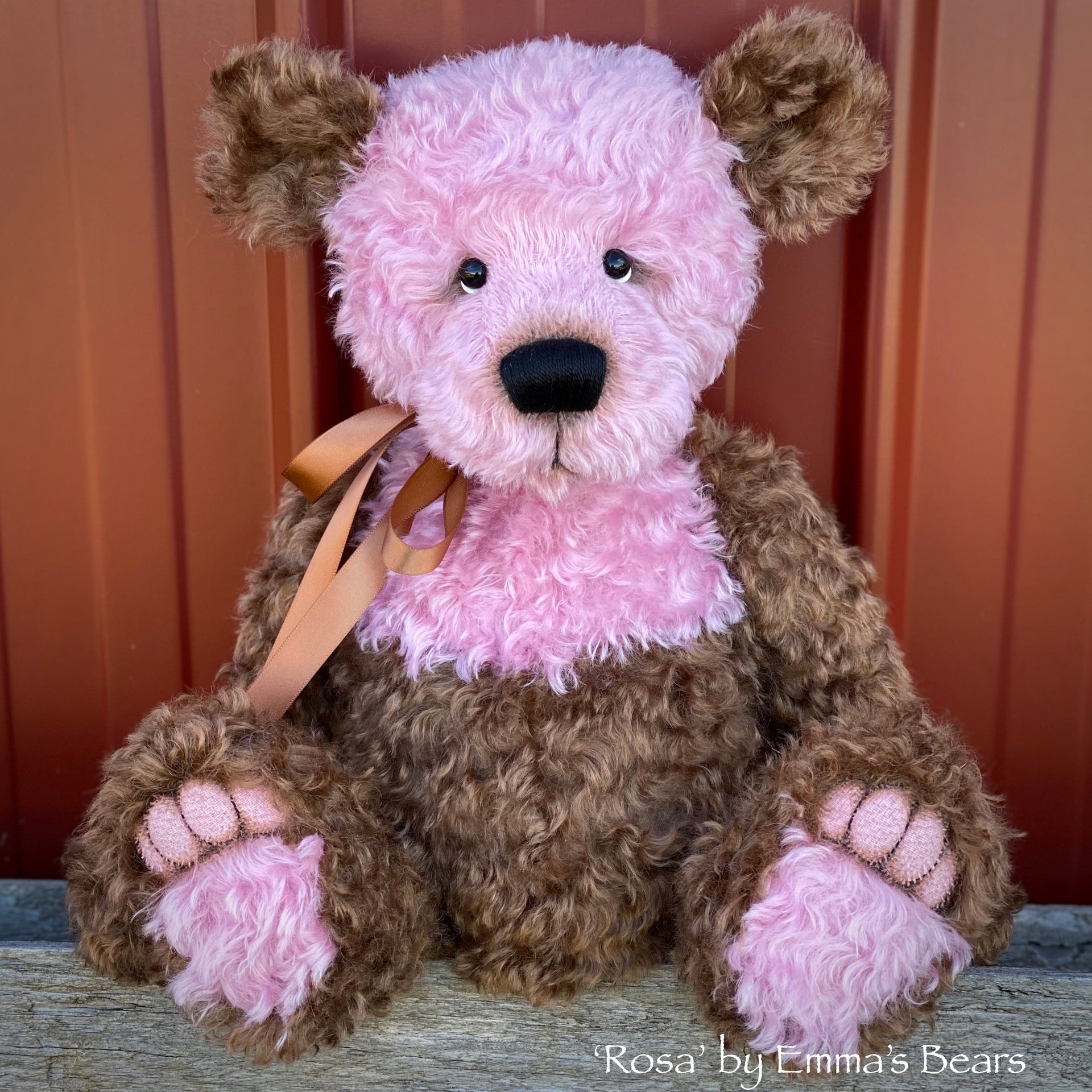 Rosa - 17" Kid Mohair Artist Bear by Emma's Bears - OOAK