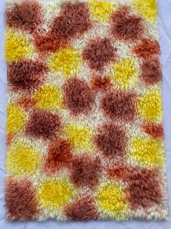 Penny Mohair/Viscose - Hand Dyed Sahara - Fat 1/8m - AUG007