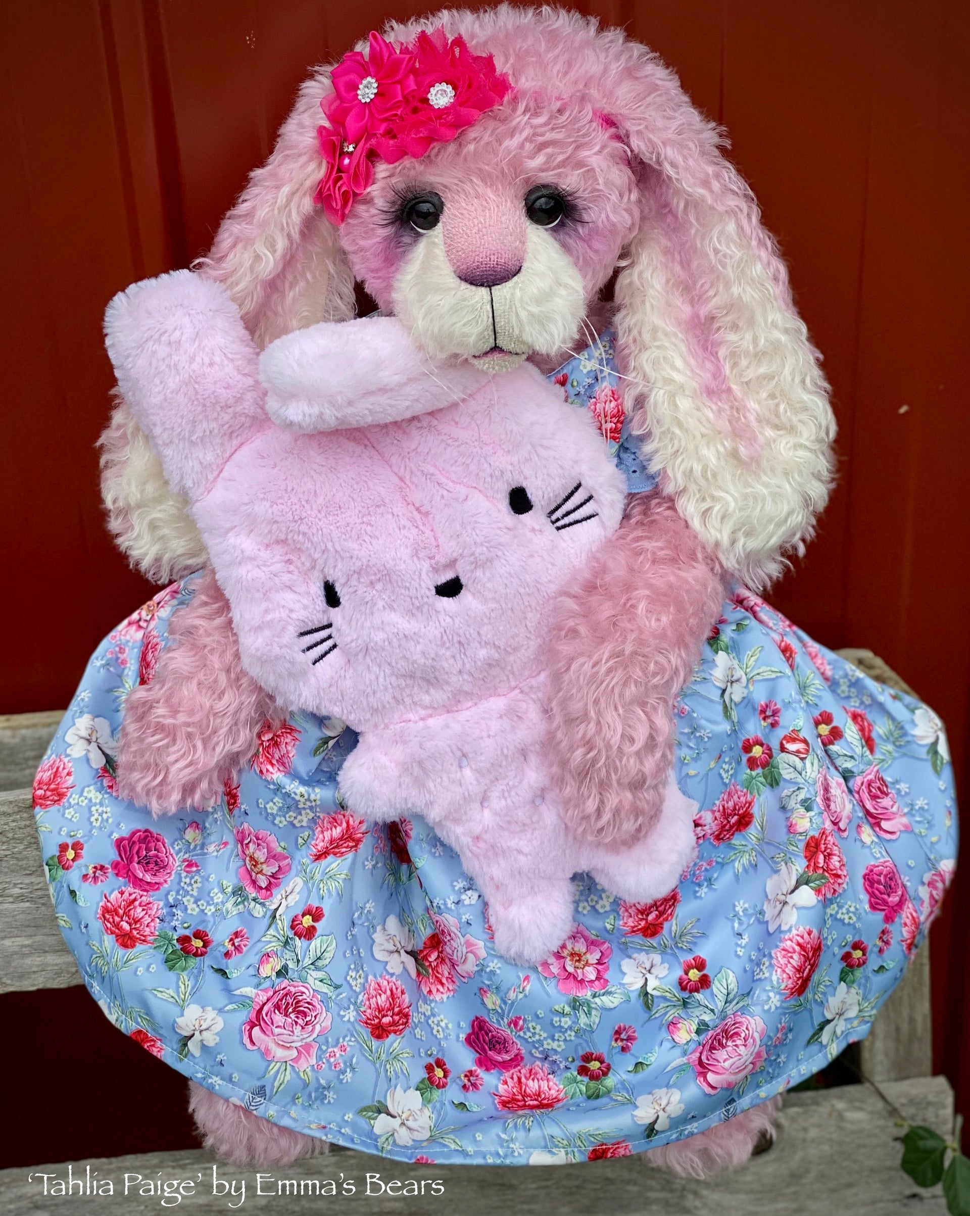 Tahlia Paige - 21" Kid Mohair Toddler Artist BUNNY by Emma's Bears - OOAK