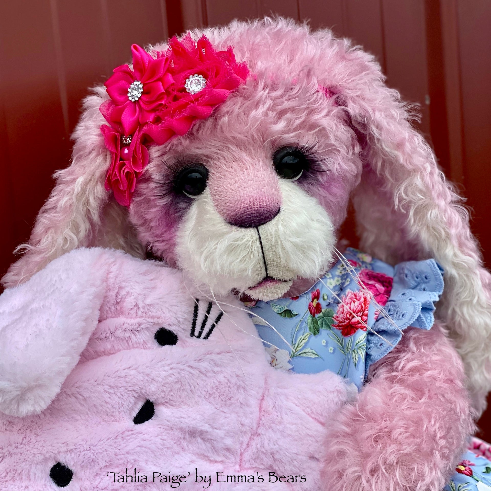 Tahlia Paige - 21" Kid Mohair Toddler Artist BUNNY by Emma's Bears - OOAK