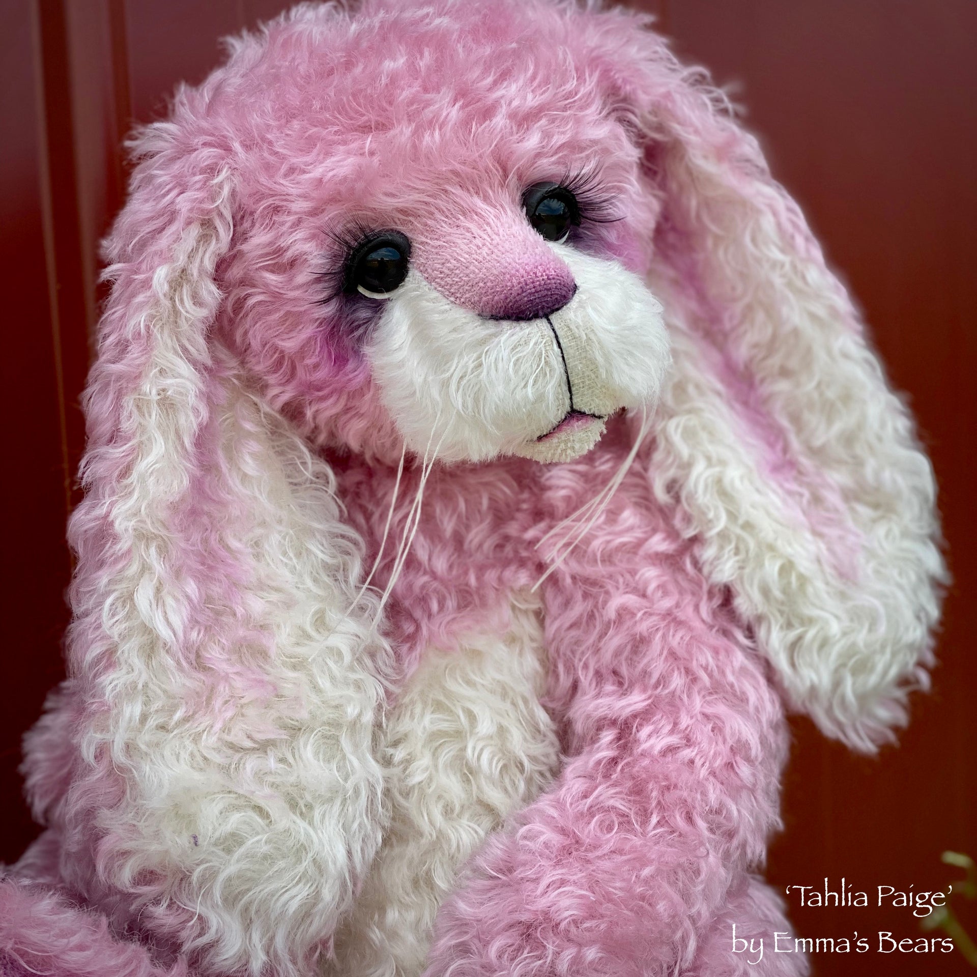 Tahlia Paige - 21" Kid Mohair Toddler Artist BUNNY by Emma's Bears - OOAK