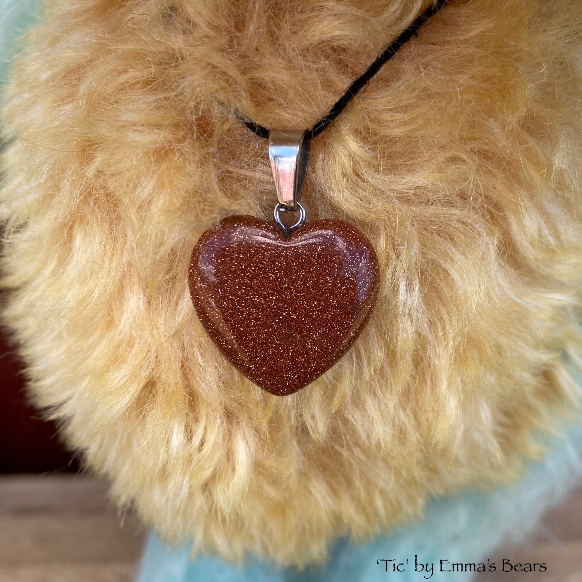 Tic - 8" Hand-Dyed Mohair and Alpaca Artist Bear by Emma's Bears - OOAK in a Limited Series