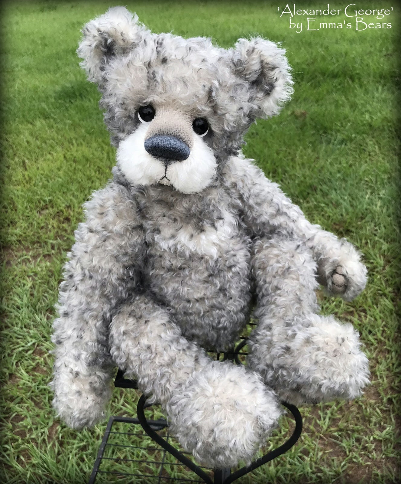 Alexander George - 22in MOHAIR Artist toddler style Bear by Emmas Bears - OOAK