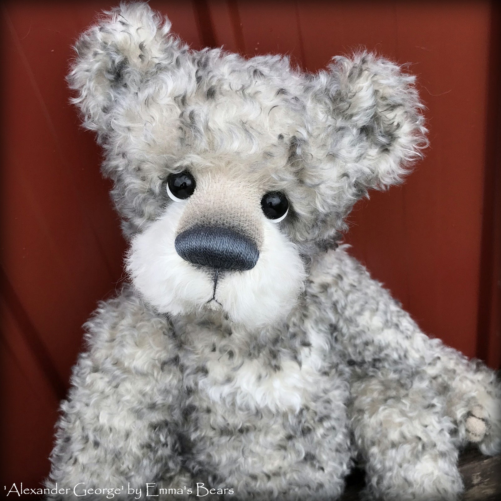 Alexander George - 22in MOHAIR Artist toddler style Bear by Emmas Bears - OOAK