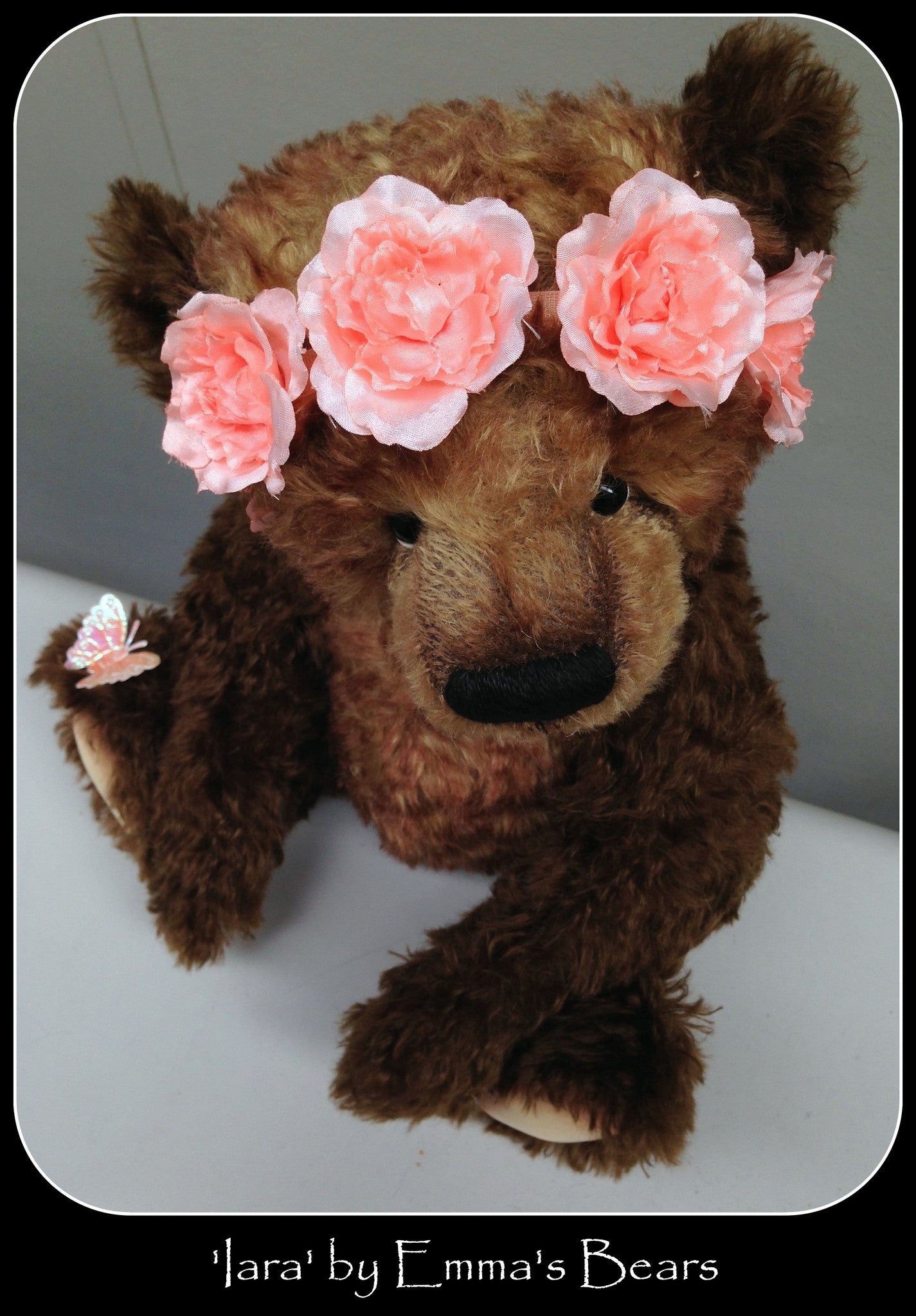 Iara - 18IN large kid mohair bear by Emmas Bears - OOAK