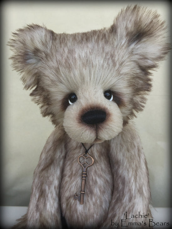 Lachie - 17" skinny faux fur bear by Emmas Bears - OOAK