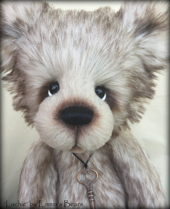 Lachie - 17" skinny faux fur bear by Emmas Bears - OOAK