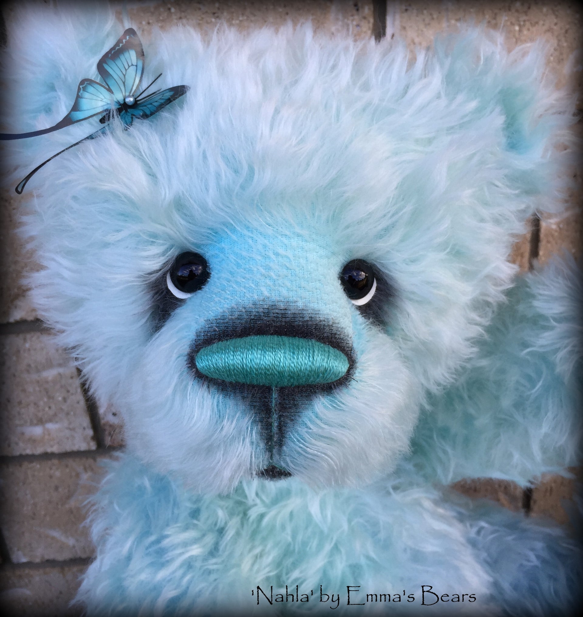 Nahla - 24IN hand dyed mohair bear by Emmas Bears - OOAK