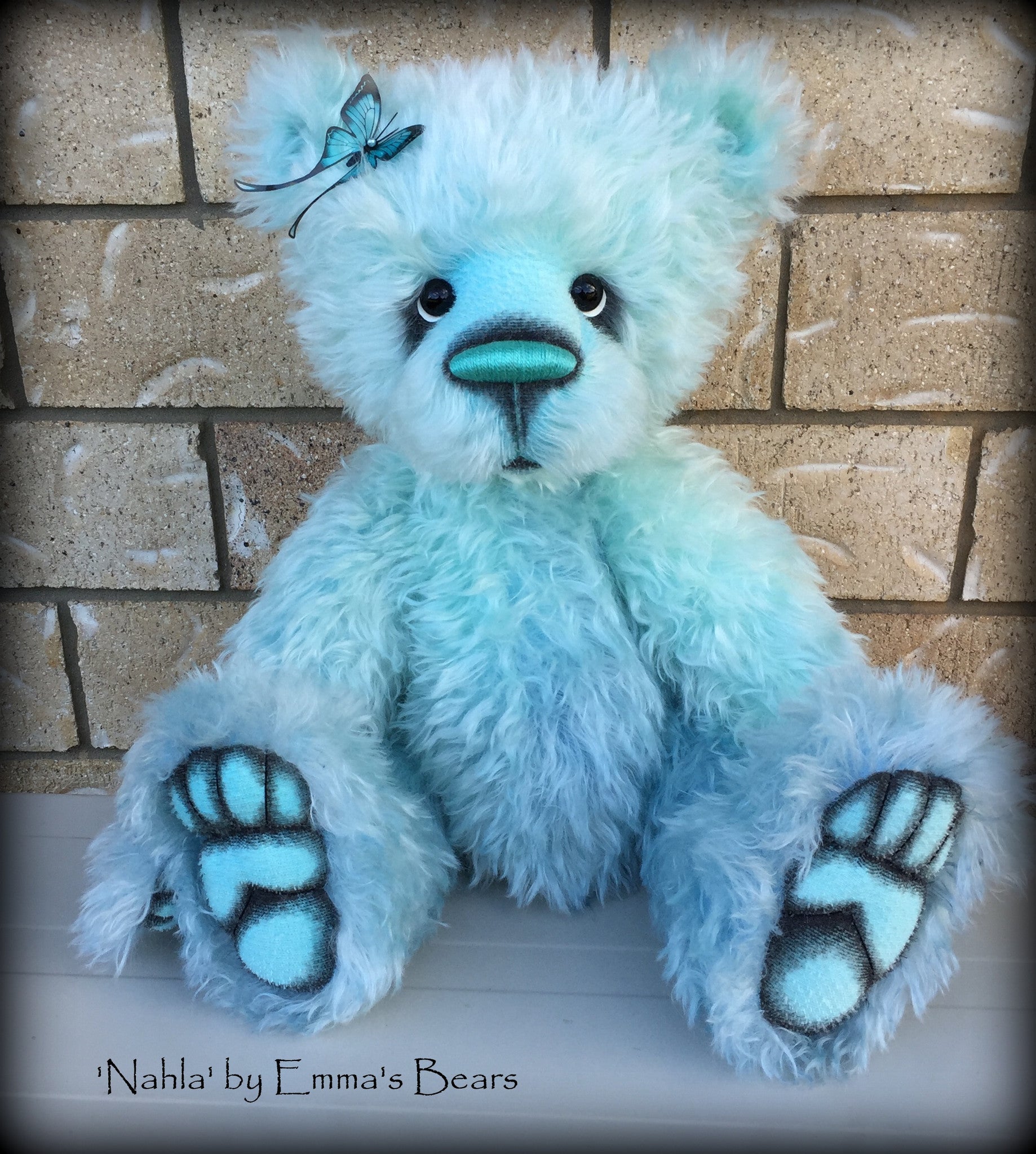 Nahla - 24IN hand dyed mohair bear by Emmas Bears - OOAK
