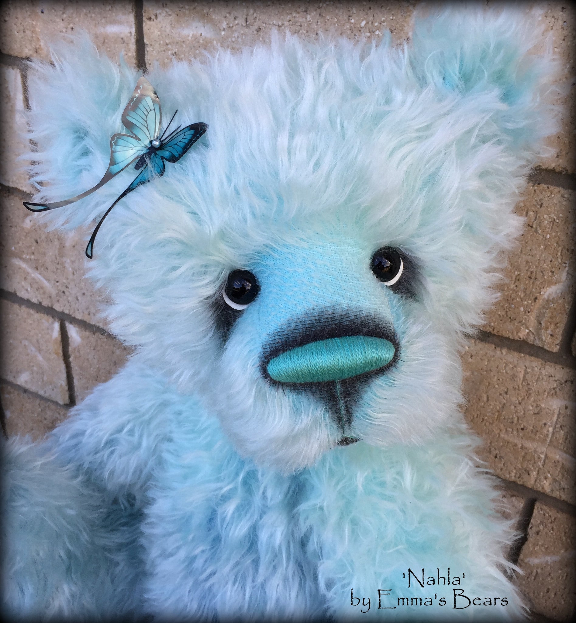 Nahla - 24IN hand dyed mohair bear by Emmas Bears - OOAK