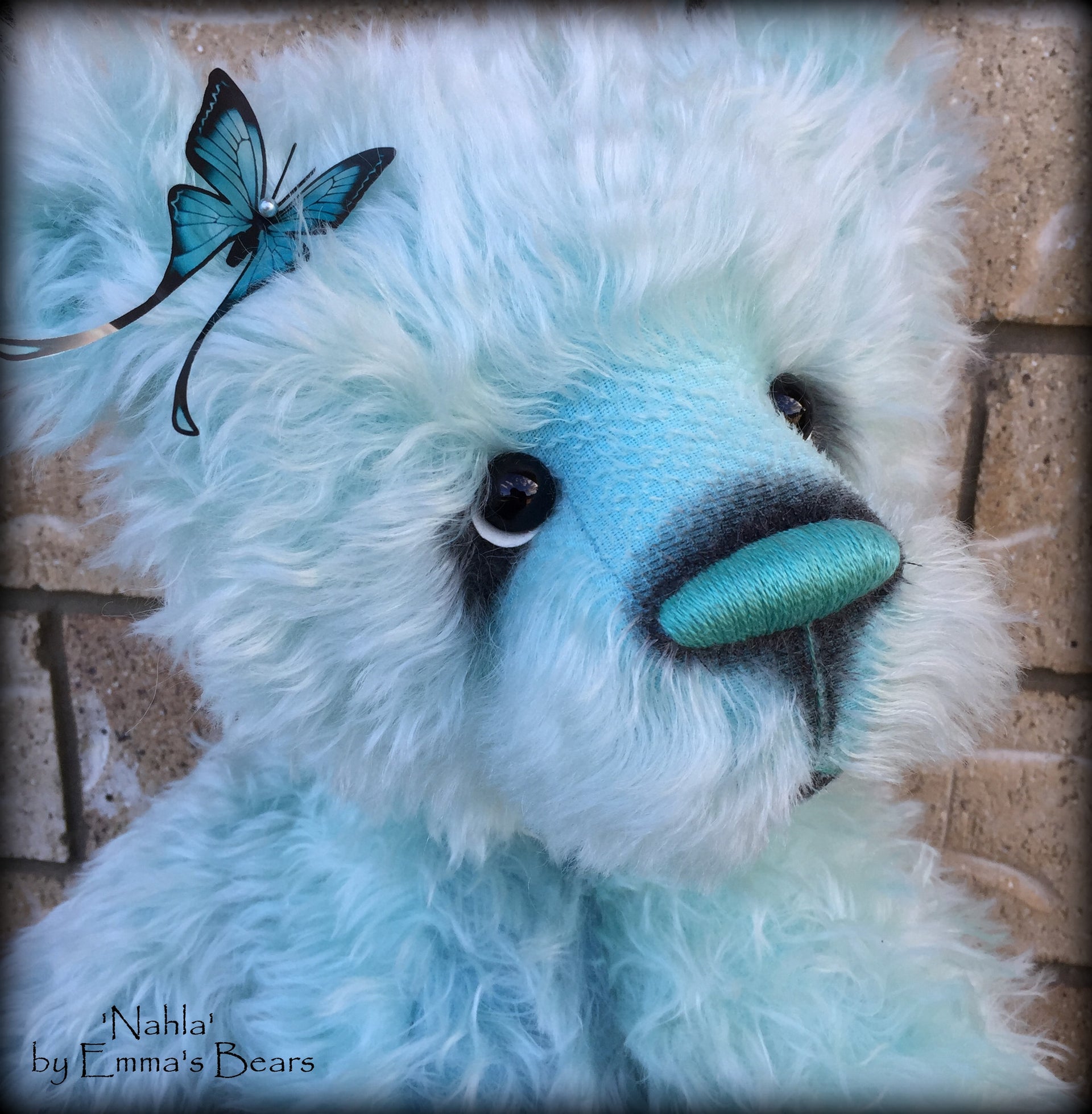 Nahla - 24IN hand dyed mohair bear by Emmas Bears - OOAK