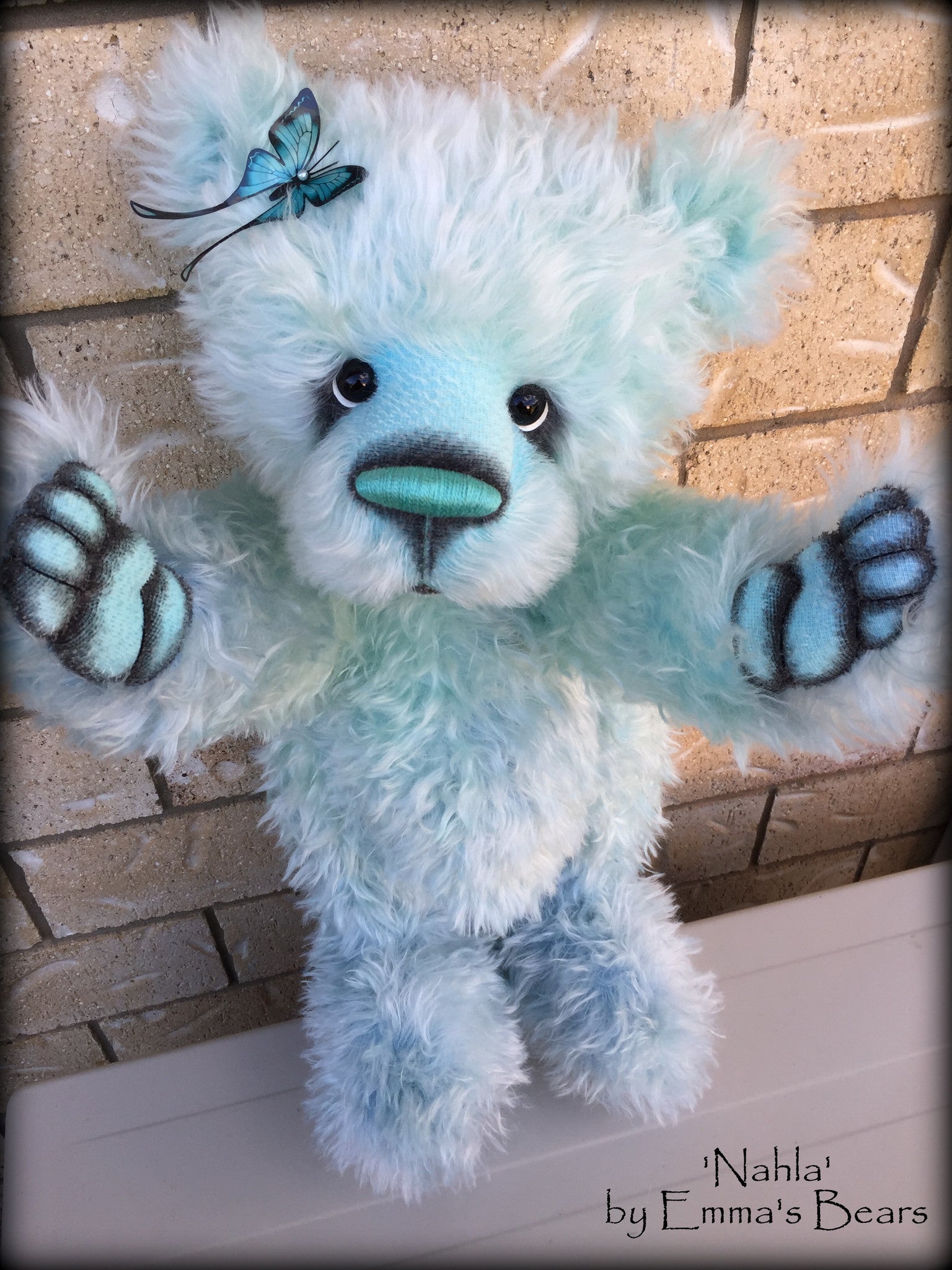 Nahla - 24IN hand dyed mohair bear by Emmas Bears - OOAK