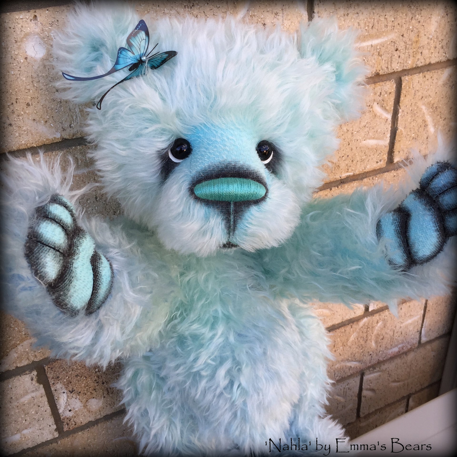 Nahla - 24IN hand dyed mohair bear by Emmas Bears - OOAK