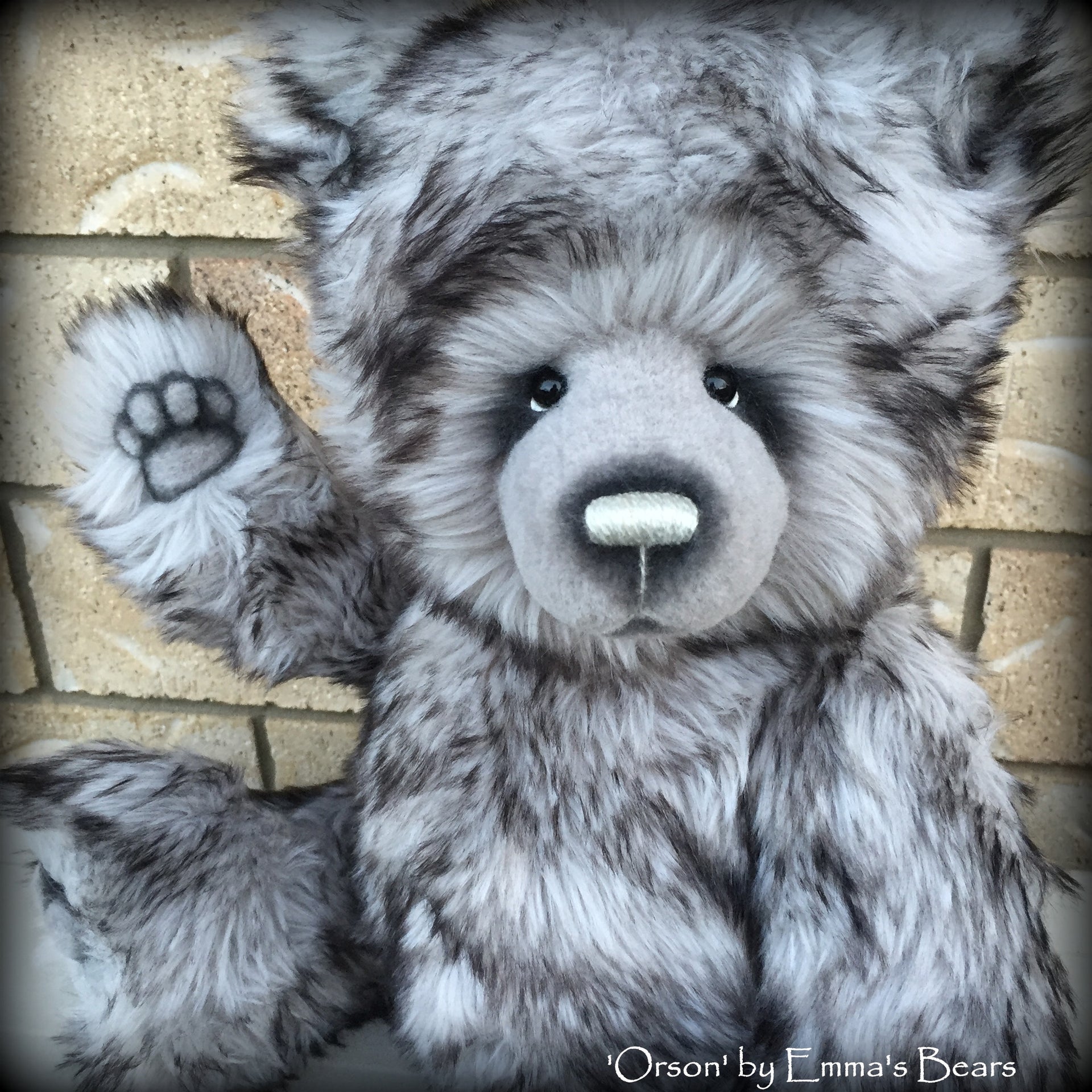 Orson - 18in Faux Fur Artist Bear by Emmas Bears - OOAK
