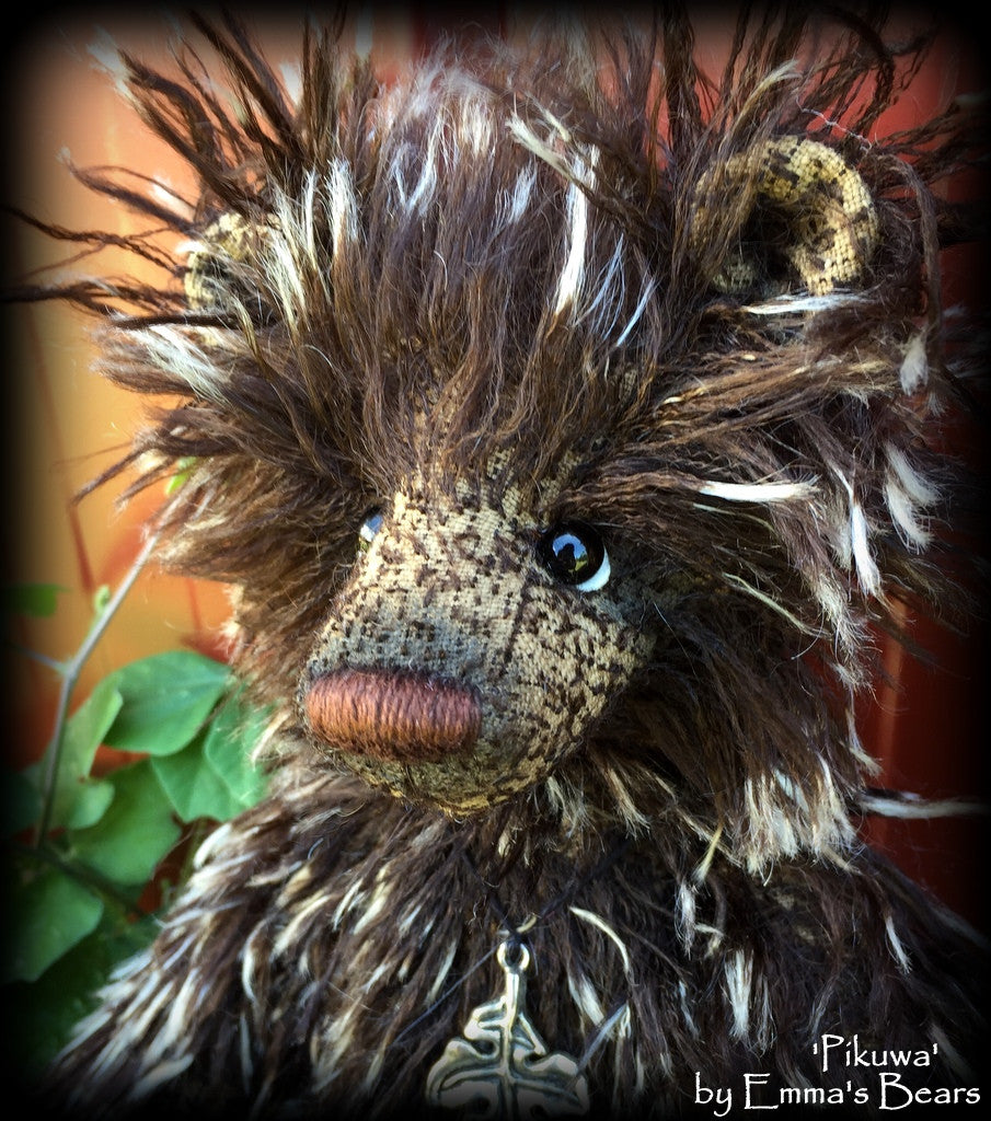 Pikuwa - 12" mohair artist bear  - OOAK by Emma's Bears