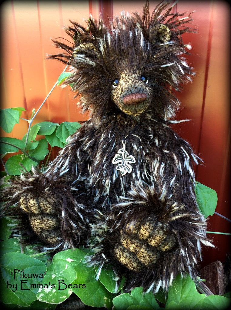 Pikuwa - 12" mohair artist bear  - OOAK by Emma's Bears