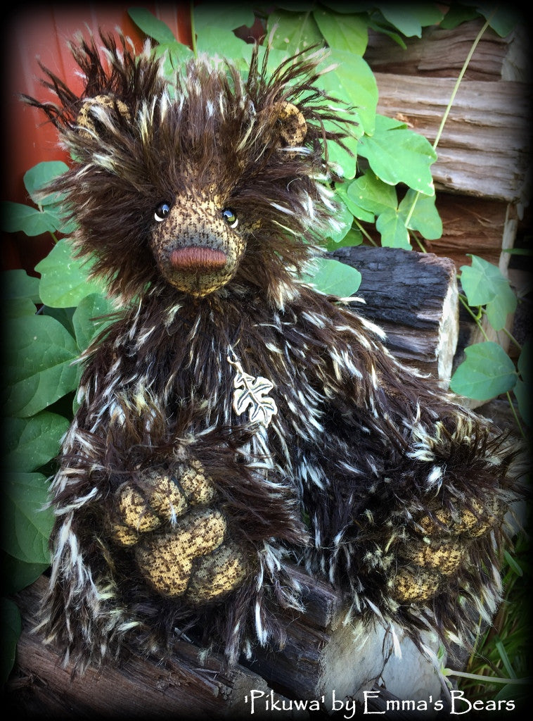 Pikuwa - 12" mohair artist bear  - OOAK by Emma's Bears