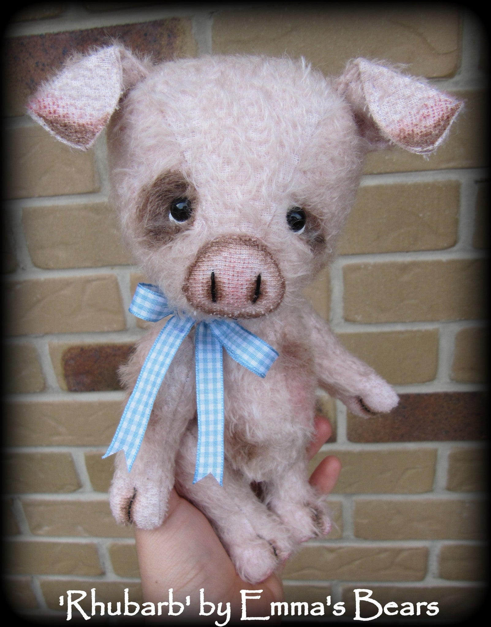 Digital PATTERN - 9" Rhubarb Pig