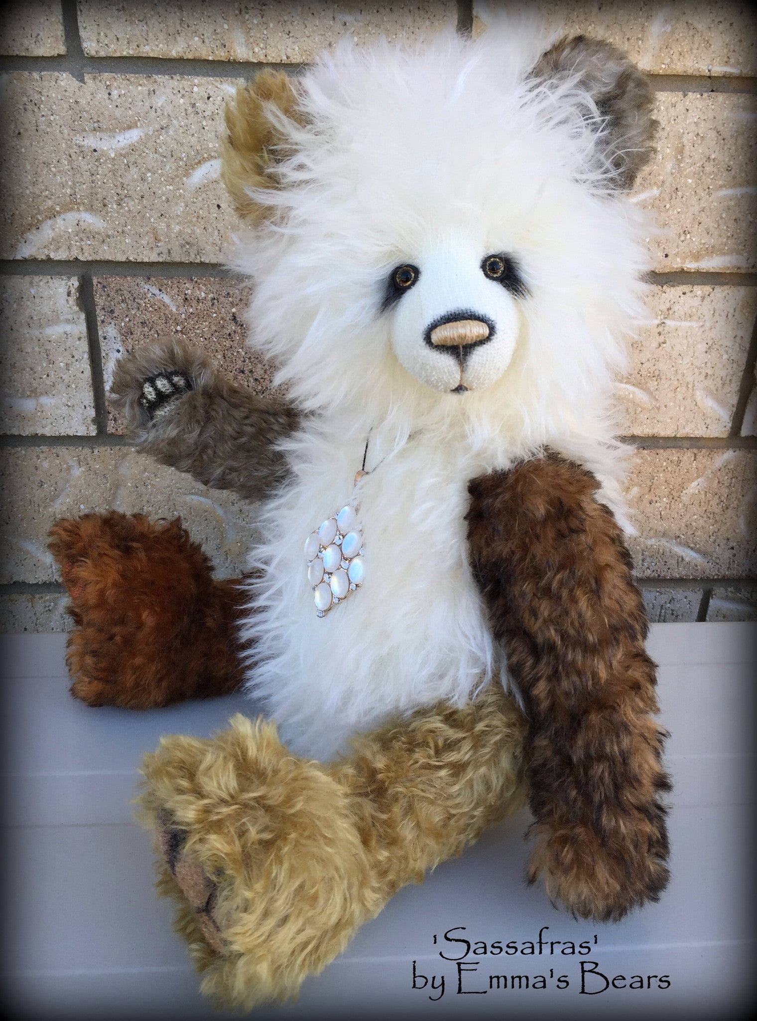 Sassafras - 19in MOHAIR Artist Bear by Emmas Bears - OOAK