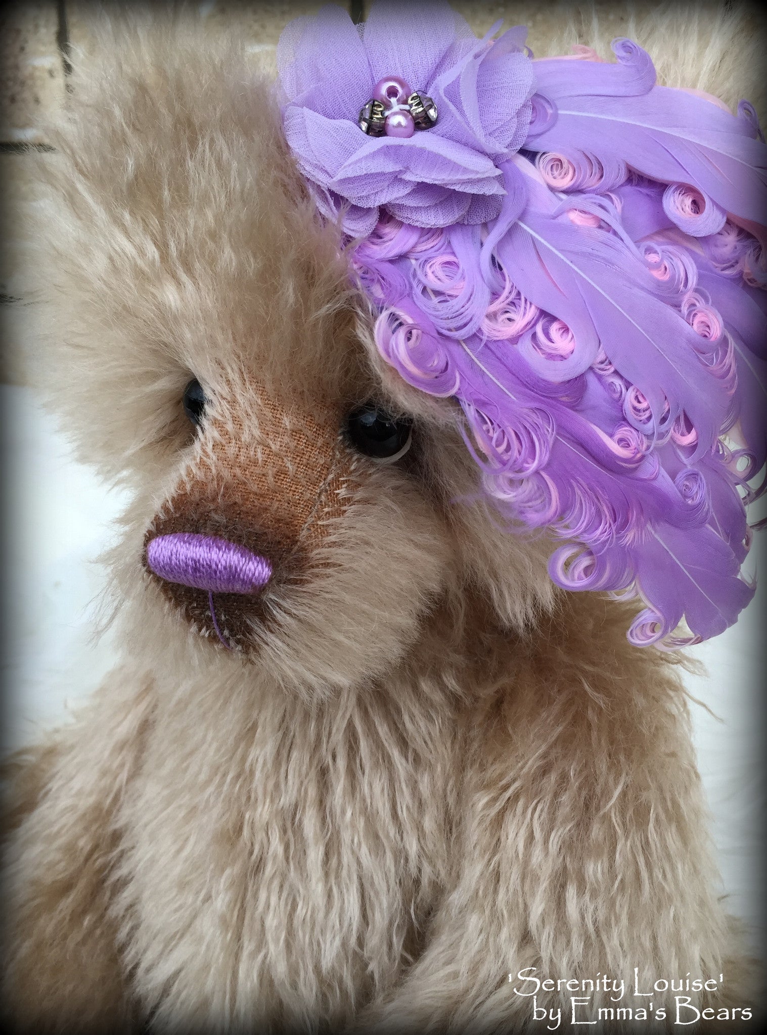 Serenity Louise - 21in MOHAIR Artist toddler style Bear by Emmas Bears - OOAK