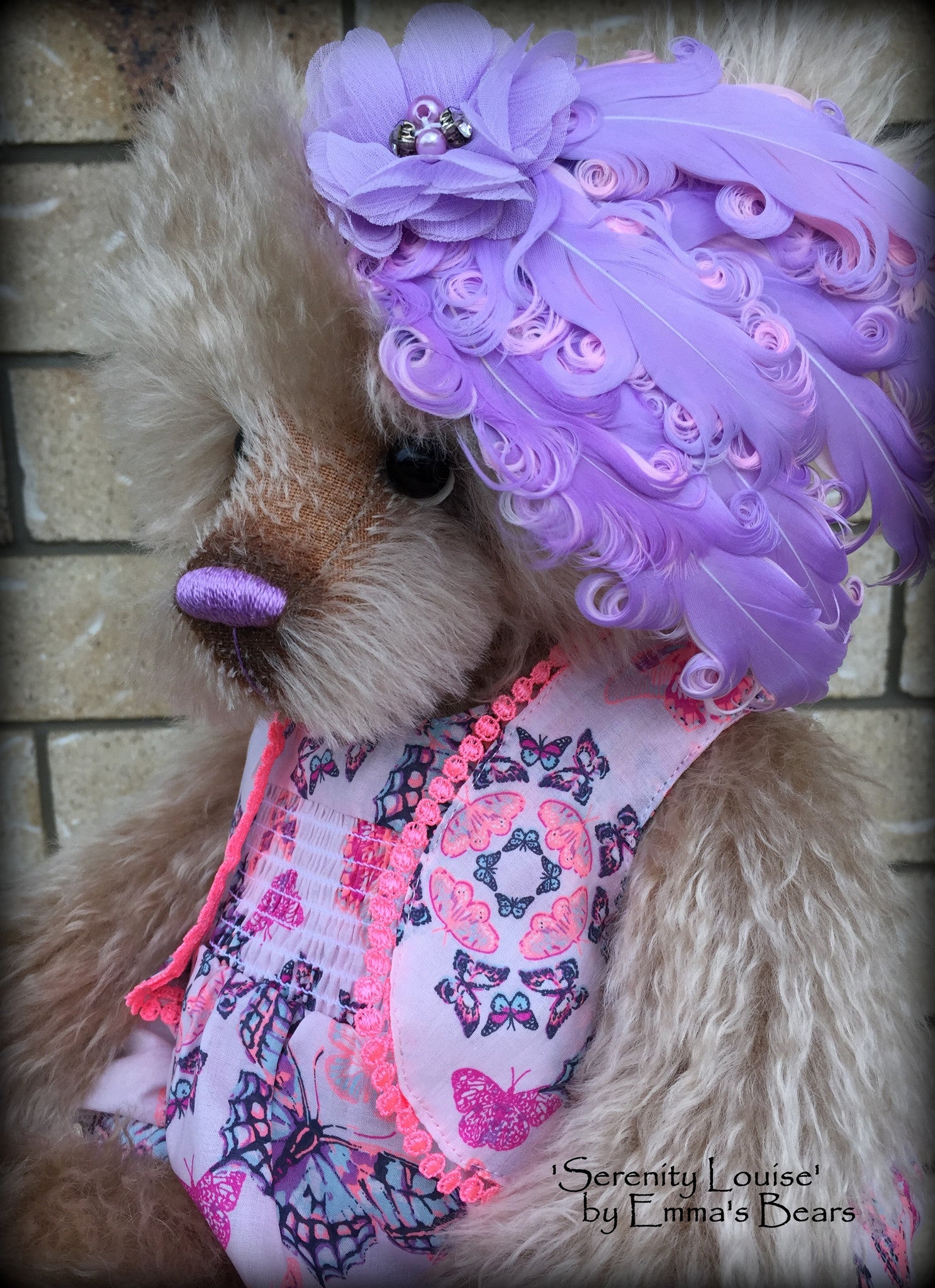 Serenity Louise - 21in MOHAIR Artist toddler style Bear by Emmas Bears - OOAK