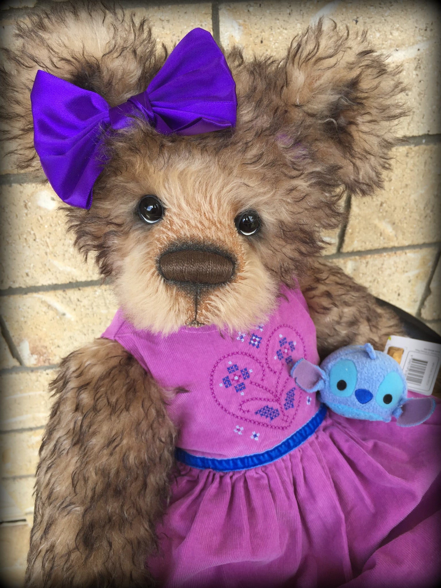 You choose the name and gender - 22in MOHAIR Artist toddler style Bear by Emmas Bears - OOAK